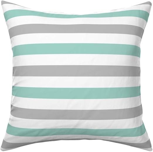 Amazon Com Roostery Throw Pillow Turquoise Pastel Basic