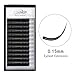 LASHVIEW 0.15 Thickness Eyelash Extensions Premium D Curl 12mm Soft Application-friendly Eyelash Extension Individual Natural Semi Permanent EyeLashes Mink Lashes (Salon Perfect Use)