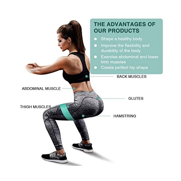 Resistance-Bands-Set-for-Men-and-Women-CAMTOA-Premium-Exercise-3Pack-Different-Resistance-Levels-Loops-Band-for-HomeGymYogaPilatesFitness Resistance Bands Set for Men and Women, CAMTOA Premium Exercise (3Pack) Different Resistance Levels Loops Band for Home,Gym/Yoga/Pilates/Fitness