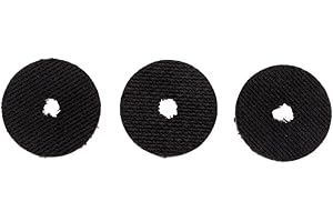 3 Packs Carbon Fiber Fishing Reel Drag Washers Reel Parts Black M Size for 2000 Series Reels