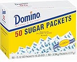 DOMINO SUGAR PACKETS - 50/ 3.54g Packs