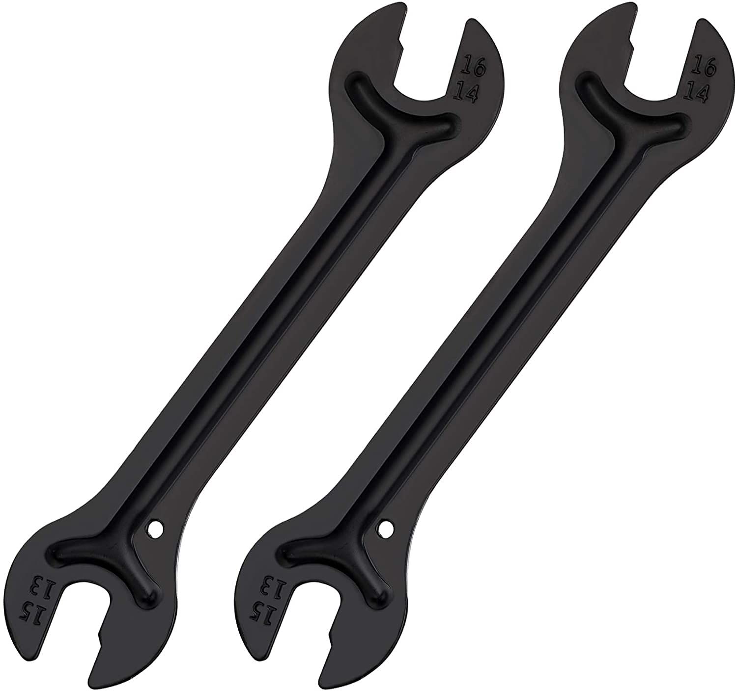 LATRAT 2 Pieces Bicycle Hub Wrench, Double Open Wrench Bicycle Cone Wrench Wrench Adjuster Pedal Wrench Bicycle Repair Tool Accessories