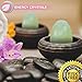 Jade Egg Shop Ideal Yoni Jade Eggs Set – Xiyuan Jade Yoni Love Eggs 3 Pieces with Wooden Gift Box - Yoni Egg Enhance Sensuality & Strengthen Pelvic Floor – Natural Drilled Jade Eggs for Women Yoni