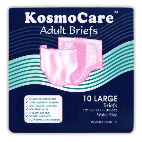 Buy KosmoCare Adult Diapers 10 Count (Large) Online at Low Prices in