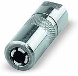 Lumax LX-1400-2 Silver 1/8" NPT Standard Grease Coupler (Pack of 2)