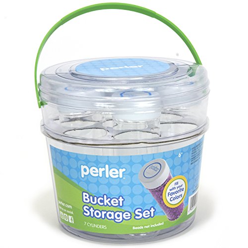 Perler Beads Storage Bucket and Container Set, 8 pcs