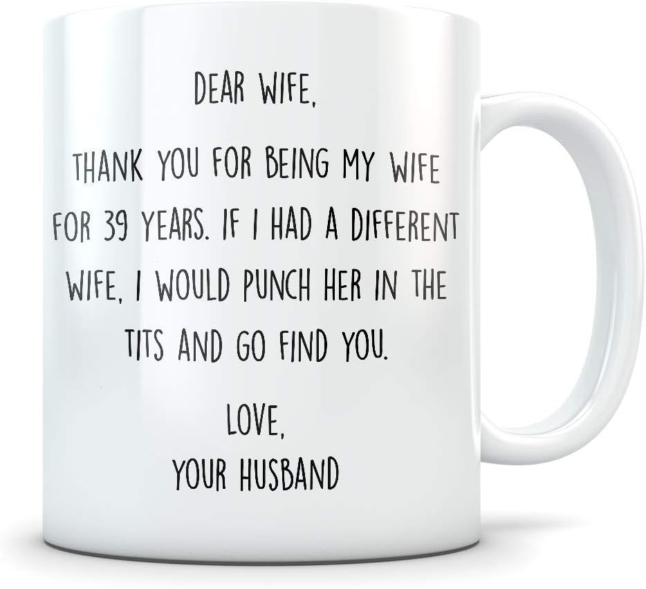 39th wedding anniversary gift for husband
