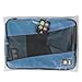 BAGSMART Travel Packing Cubes 3 Sets Luggage Packing Organizer for Carry-on Accessories, Indigo blue