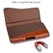 for iPhone 8 Belt Clip Case ,iPhone 7 6S Belt Holster, kiwitatá Horizontal Premium PU Leather Holster Pouch Case Cell Phone Holder Cover for iPhone 6/7/8 (Fits Phone with Slim Case On)