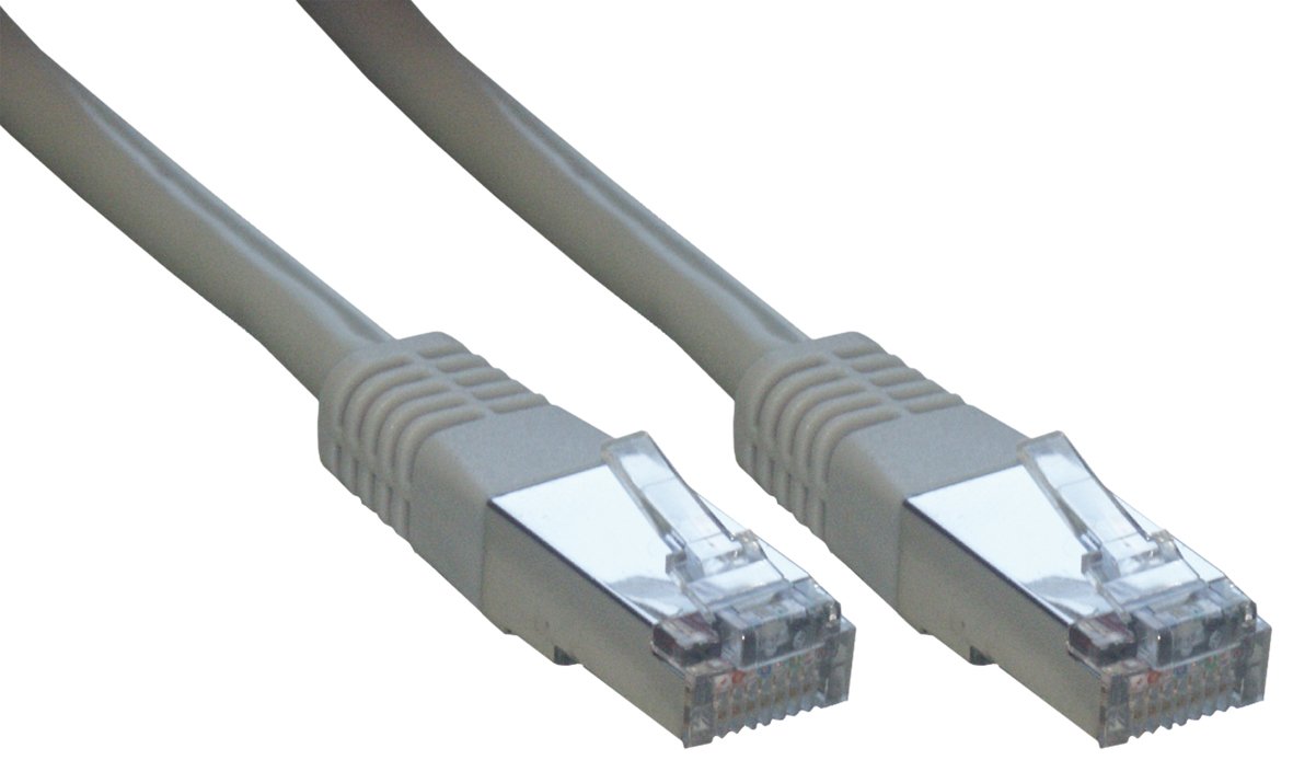 MCL 0.5m Cat 5E F/UTP Patch Cable - Grey