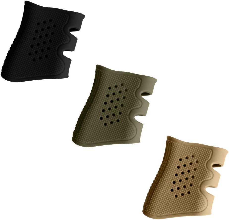 GoZier Tactical Glock Grip Sleeve ✮ The Ultimate Silicone Rubber Sleeve ✮ Fits Glock 17/19 / 20/21 / 22/23 / 31/32 / 37/38 ✮