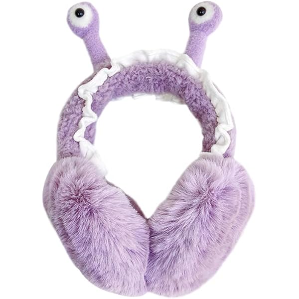 Cache Oreille Femme KINBOM Cache Oreilles Hiver, Mignon Cache Oreilles Chauds Pliables Cache Oreille Fourrure Pour Temps Froid Extérieur Hiver Femmes Filles (Noir), Noir, Taille Unique Fausse Fourrure