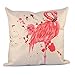 Pillow Cases, YIFAN 6Pcs Flamingo Pattern Pillowcase Set Pillow Cover Cushion Cover for Valentine's Day Birthday