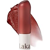 Laka Soul Vegan Lip Balm (4 Shades) Tinted, 3.9g/0.13oz, Deep Nourishing Plant-Based Lip Moisturizer, Vegan Lip Balm for Dry, Cracked and Chapped Lips (#Berry)