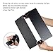 Pergear 35cm Metal Adjustable Barn Door for Video Camera Handheld LED Magic Tube Light