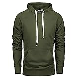ZAN.STYLE Men's Pullover Hoodie Soft and Comfy Fabric with Long Sleeve and Kanga Pocket