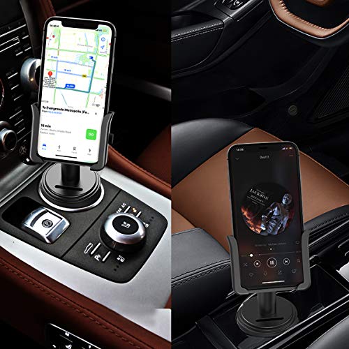 3rd Generation Cup Holder Phone Mount [Upgraded] Aluminum Alloy Adjustable Car Cup Holder Phone Mount for Cell Phone iPhone Xs/Xs Max/X/8/7 Plus/Galaxy and Most Smartphones - Thumbnail 6