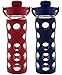 2-Pack Lifefactory 16-Ounce Flip Cap Beverage Bottles (Raspberry and Midnight)