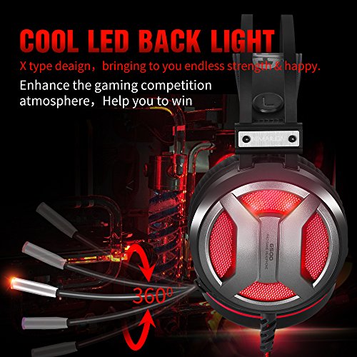 image for HOME OF E-SPORTS NEWEST Gaming Headset PC Gaming Headphones for PS4 Xb