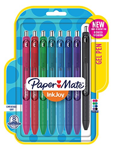 Paper mate inkjoy gel pens, medium point, assorted colo…