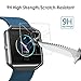 Simpeak Glass Screen Protector Compatible with Fitbit Blaze [3 Pack], Full Coverage Bubble Free Anti-Scratch Anti-Fingerprint