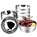 Stainless Steel Bowl, Kereda Stainless Steel Mixing Bowls 10 Pack Double Walled Insulated Metal Snack Nesting Bowl Set
