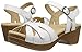 Dansko Women's Season Flat Sandal, White, 40 EU/9.5-10 M US