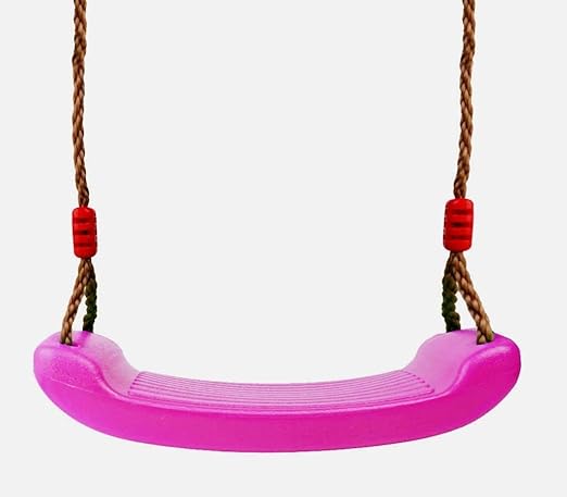 Ngel Plastic Seat Swing for Kids Up to 3 to 10 Years (Multi Colour)