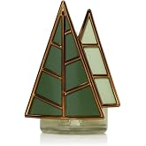 Yankee Candle ScentPlug Diffuser Warmer for Plug in Air Fresheners, Fragrance Warmer, Decorative Evergreens Design (Pack of 1)