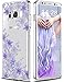 GeekZone Galaxy S8 Plus Flower Clear Case, Anti-Scratch Resistant Protective Shell Cover,Slim Fit Lightweight Super Slim Soft TPU Case with Flower for Samsung Galaxy S8 Plus