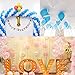 LOCOLO 52 Ft Single Hole and 52 Ft Double hole Garland Decorating Strip Tape, Balloon Glue Point 200 PCS, Balloon Arch Garland Decorating Strip Kit Wedding and Party Decorations (4 Rolls)