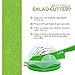 LIPR Large BPA Free Salad Cutter and Bowl with Lettuce Knife Cuts Fruits and Vegetables in Seconds
