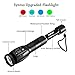 Syntus 1000 Lumens Tactical Flashlight Military Handheld Portable Cree XM-L2 T6 LED Flashlight Zoomable Ultra Bright Mini Torch Light with Adjustable Focus and 5 Lighting Modes for Hiking, Camping