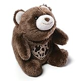 Gund Snuffles Valentines Day 3 Piece Collector Set of 5 Inch Brown, Pink and Purple Snuffles with Hearts