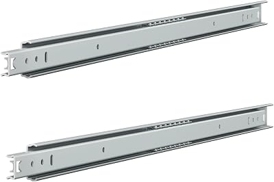 Hafele Metal Drawer Runners 27mm x 278-452mm for MFI IKEA Grooved Drawers