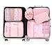 OEE 6 pcs Luggage Packing Organizers Packing Cubes Set for Travel