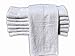 GOLD TEXTILES 12 White Economy Bath Towels Bulk (24x48 Inch) Cotton Blend for Softness-Commercial Grade Easy Care