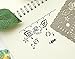JoyTong Lace Metal Template Drawing Planner Stencil Size 4.72