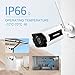 WIFI Outdoor Camera,FREDI Wireless Security Camera 1080P HD Night Vision Bullet Camera Waterproof Surveillance CCTV, IR LED Motion Detection IP Cameras for Indoor Outdoor, Support Max 128G