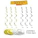 Lucky Party 30PCS Star Decorations in Silver & Gold Swirl Decorations Perfect for 50th Birthday Decorations Christmas Decorations Wedding Decorations