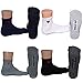 Non Skid Women Socks Yoga Ankle Socks Cotton Socks Crew Socks with Grips Perfect for Pilates,Barre Pack of 4