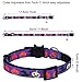 Frienda 4 Pieces Halloween Cat Collars Adjustable Breakaway Cat Collars with Bell Includes Pumpkin Ghost Cobweb Patterns for Halloween Party Cat Grooming Accessories