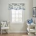 WAVERLY Floral Engagement Window Valance, 52 x 18, Porcelain