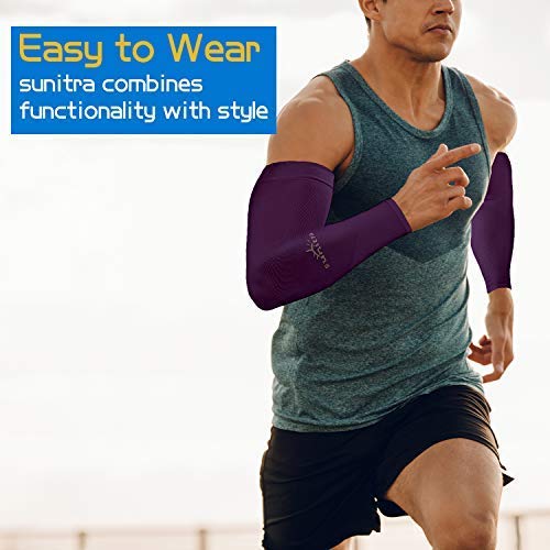 image for SUNITRA Arm Sleeve with UV Protection Cooling in Summer Arm Warmers in