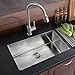30 Inch 16 Gauge 10 Inch Deep Undermount Single Bowl Stainless Steel Kitchen Sink