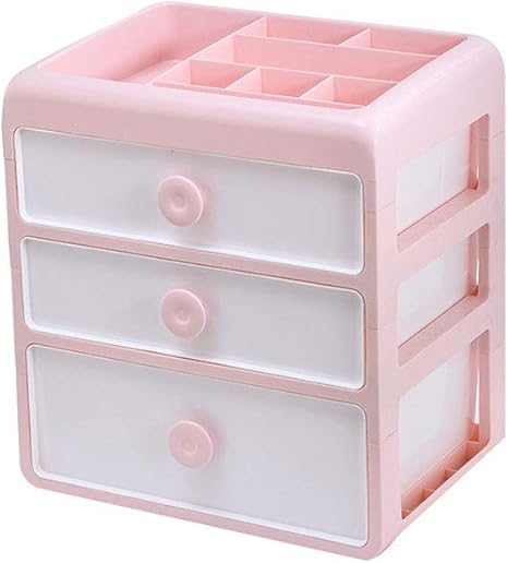 Amazon 下着収納 引き出しタイプの家庭用下着収納ボックスワードローブ3インワンブラジャーパンティーソックス仕上げ箱の女性 下着 靴下 引き出しコンパートメント クローズを開くことが簡単 Color Pink With Shelf サイズ Third Floor 収納ケース ボックス