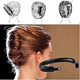 okdeals Women DIY Hair Styling Donut Bun Clip Tool French Twist Maker Holder Hair Sticks