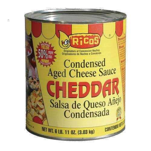 Ricos Gallon 10/ 1 Gallon Aged Cheddar Cheese Sauce/6ct