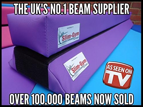 MULTI FLOOR GYMNASTICS GYM BALANCE BEAM BY SLIM-GYM - PURPLE OFFER RRP