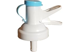 XYZ BOAT SUPPLIES Water Dispenser Valve for 50mm Threaded Top Water Bottle, Reusable Water Jug Cap Plastic Spigot Faucet- (For Threaded Tops ONLY) (Threaded)